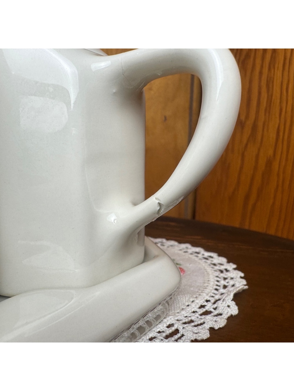 Vintage Hall China Tea For Two Set White Teapot Hot Water Pot Tray 185 186 188 - Picture 8 of 12